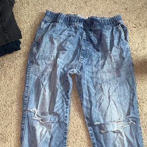 Hollister Faux Jean Joggers